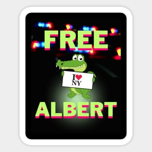 Free Albert Sticker